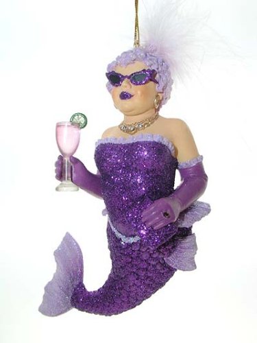 December Diamonds Purple Passion Drag Queen Christmas Ornament #5590203
