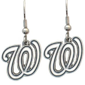 MLB Washington Nationals Charm Dangle Earrings