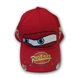 Disney Pixar Cars Lightning Mcqueen Boy's Red Baseball Cap Hat