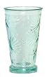 Spanish Large Ocean Sea Life Recycled Glass Tumbler 5.25"H, 8oz Set of 6