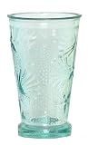 Spanish Large Ocean Sea Life Recycled Glass Tumbler 5.25"H, 8oz Set of 6
