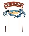 Kathy Hatch Blue Crab Collection Crab Crossing Ground Garden Stake