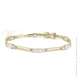 STUDIO 925: *MICHELLE DIAMOND CZ VERMEIL BRACELET*