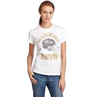 NFL Women's Baltimore Ravens Heather Vintage Short Sleeve Crew