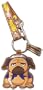 Naruto: Pakkun Leather Key Chain