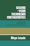 Second-year technician mathematics for electrical, electronics and telecommunications students