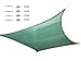 Cool Area Rectangle 9'10'' X 13' Sun Shade Sail with Stainless Steel Hardware Kit, Green, furniture