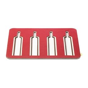 True Fabrications Felt 10-Bottle Wine Rack Mat by True Fabrications