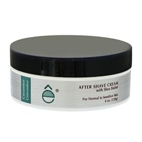 eShave After Shave Cream with Shea Butter for Normal to Sensitive Skin - Cucumber Hair Removal Products