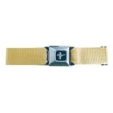 Mustang Seatbelt - Tan Web Belt