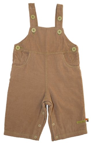 loud + proud Unisex - Baby Babybekleidung/ Latzhosen 419, Gr. 98/104, Beige (Schlamm) Preisvergleich