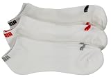 Puma Mens 3 Pack Runner Cotton Athletic Socks Black Red Gray P79549-107