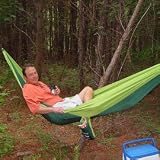 Parachute Hammock - Green and Lime
