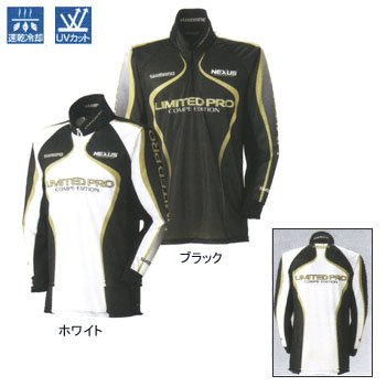 シマノ(SHIMANO) SH-102F ウィックテックス-℃ ジップアップシャツ リミテッドプロ ブラック LL 96463