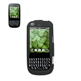 New Fashionable Perfect Fit Hard Protector Skin Cover Cell Phone Case with Clip for Palm Pixi Plus Verizon - Black
