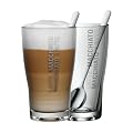 WMF 954149990 Latte Macchiato Set Barista (2 Gl�ser mit 2 L�ffel)