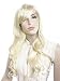 26" Bleach Blonde Synthetic Wig