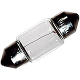 Ancor 529102 Marine Grade Electrical Light Bulb (Festoon End Cap, 12-Volt, 10-Watt, .83-Amp, Clear, 2-Pack)