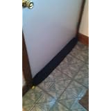 Door and Window Draft Stopper - Black - Made in USA - 42" Long