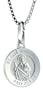 Sterling Silver St. Jude Medal 1/2 in. (12mm) Round.