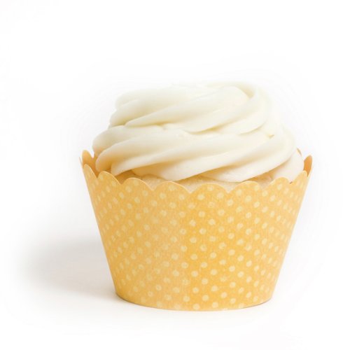 Dress My Cupcake Standard Lemon Cupcake Wrappers, Set of 12