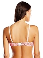 Lulu Castagnette Sujetador Copa Foam con Aros Confettis (Rojo)