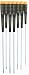 Wiha 27393 Slotted and Phillips Screwdriver Set with Precision ESD Safe Dissipative Handle, 7 Piece