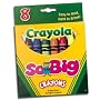 Box of 8 Crayons - Jumbo (So Big) Size