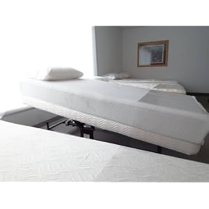 SleepLab Reverse Trendlenberg Electric Tilt Bed Frame, Full by SleepLab