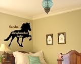 Horse Personalized Decal-Icelandic Pony Vinyl Wall sticker-28 X 24 inches