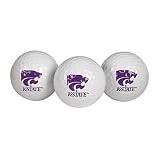 Kansas State Wildcats NCAA Golf Ball 3-Pack
