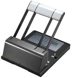 Stanley Bostitch 2-3 Hole Adjustable Extra Heavy Duty Antimicrobial Hole Punch, 160 Sheet Capacity, Black (03200)