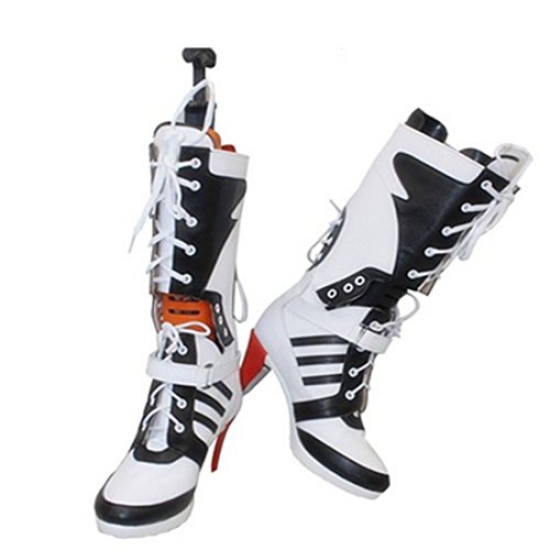 Cosplay Shoes Suicide Squad Harley Quinn Anime Boots (8.5)
