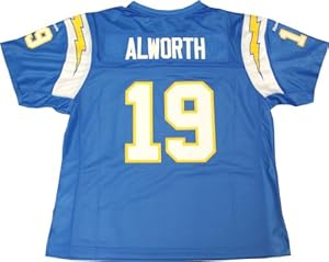Lance Alworth Chargers Women's Light Blue Premier Reebok Vintage Jersey - Large