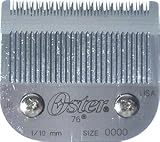 Clippers:OSTER Cryogen-X Accessory Blade Set for Classic 76 Clipper Size 0000 (1/100 inch/0.25 mm) (Model: 76918-016)
