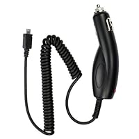Fenzer Cell Phone Battery Micro USB Auto DC Travel Car Charger for Verizon HTC DROID Incredible 2, Rezound 4G, Rhyme, Alcatel Virgin Mobile Venture