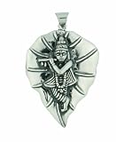 Unique Design Sterling Silver Hindu God Krishna Pendant