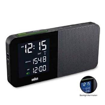 Set A Shopping Price Drop Alert For Braun BNC010BK-RC Digital Alarm Clock Radio Black