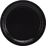 Big Party Pack Paper Dinner Plates 9-Inch, 50/Pkg, Black