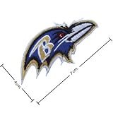 3pcs Baltimore Ravens Logo Embroidered Iron on Patches Kid Biker Band Appliques for Jeans Pants Apparel Great Gift for Dad Mom Man Women Free Shipping From Thailand - High Quality Embroidery Cloth & 100% Customer Satisfaction Guarantee