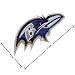3pcs Baltimore Ravens Logo Embroidered Iron On Patches Kid Biker Band Appliques for Jeans Pants Apparel Great Gift for Dad Mom Man Women FREE SHIPPING from Thailand - High Quality Embroidery Cloth & 100% Customer Satisfaction Guarantee
