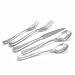 Hampton Forge Stephanie Satin 45-Piece Flatware Set, Service for 8