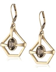 Sam Edelman Pronged Oval Stone Drop Earrings