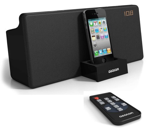 AZATOM® Home Duo Black speaker system & Docking 