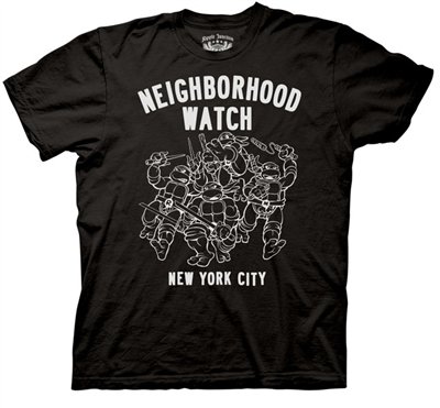 : TMNT Neighborhood Watch Mens T-shirt