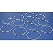 12 Cuff Bracelet Silver Plated Beading Bangle Bead Jewelry
