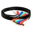 5RCA (Component Video) + 2RCA Audio Cable: 3 ft - by Abacus24-7