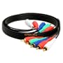 5RCA (Component Video) + 2RCA Audio Cable: 3 ft - by Abacus24-7