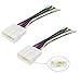 Podoy 70-7552 Radio Wiring Harness for Nissan Altima 2007-Up Select Subaru 2008-Up Power 4 Speaker Harness 20 Pin (2 Pack)