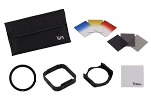 Bundle Monster 11in1 DSLR Camera ND Graduated Filters, Lens Hood, 72mm Adapter Ring + Case Accessory Set Combo